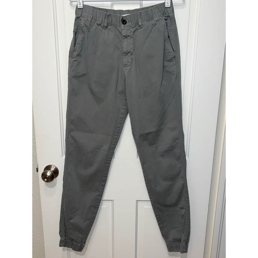 Bearbottom Clothing Mens Grey Green Stretch Jogger Pants Size Medium Tall M-Tall